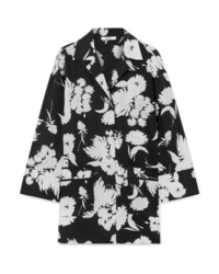 Ganni Kochhar Floral Print Silk De Chine Shirt