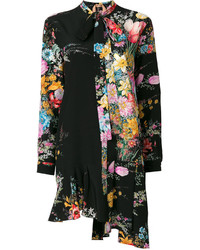 No.21 No21 Floral Silk Drop Waist Dress