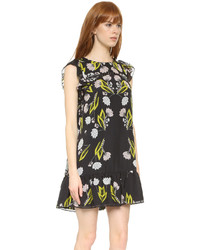 Cynthia Rowley Stencil Floral Mini Dress