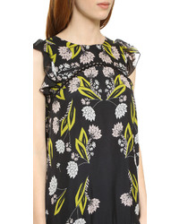 Cynthia Rowley Stencil Floral Mini Dress