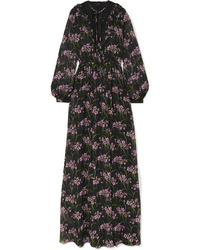 Giambattista Valli Med Floral Print Silk Tte Gown