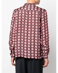 Bode Floral Print Silk Shirt