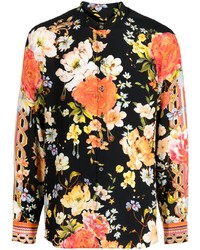 Camilla Floral Print Silk Shirt