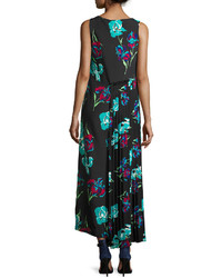 Diane von Furstenberg Sleeveless Floral Printed Maxi Dress