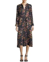 Isabel Marant Olympia Floral Silk Midi Dress