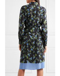 Altuzarra Strada Floral Print Silk De Chine Dress