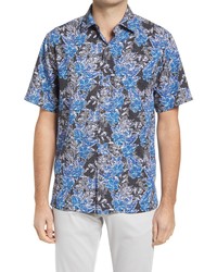 Tommy Bahama After Hours Blooms Short Sleeve Button Up Shirt
