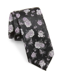 Nordstrom Men's Shop Begley Floral Cotton Silk Tie
