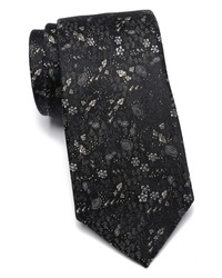 Nordstrom Cannon Floral Silk Tie In Black At