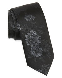 Ted Baker London Festive Bouquet Silk Tie In Black At Nordstrom