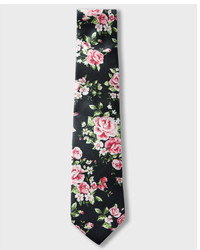 Express Floral Slim Silk Tie