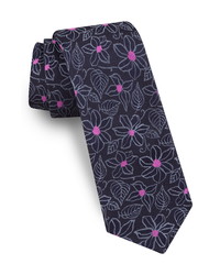 Ted Baker London Linear Flower Silk Tie