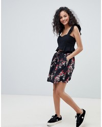 Pimkie Floral Pleated Mini Skirt