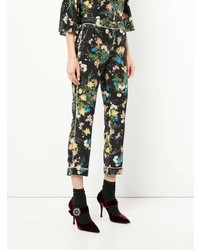 Erdem Floral Cropped Trousers