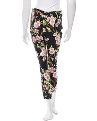 Dolce & Gabbana Floral Printed Skinny Pants