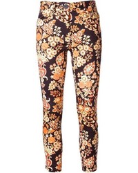 Vivienne Westwood Anglomania Floral Pattern Skinny Trousers