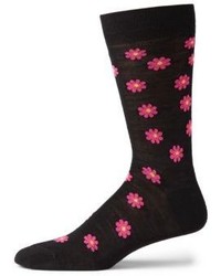 Saks Fifth Avenue Collection Flower Printed Socks