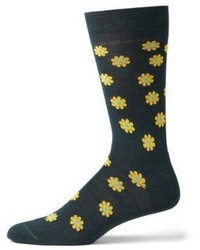 Saks Fifth Avenue Collection Flower Printed Socks