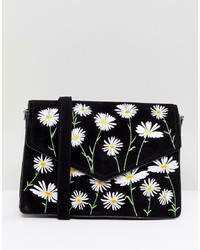 Skinnydip Rory Daisy Embroidered Cross Body Bag