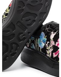 Alexander McQueen Oversized Floral Embroidered Sneakers