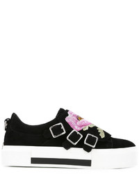 Alexander McQueen Floral Embroidered Sneakers