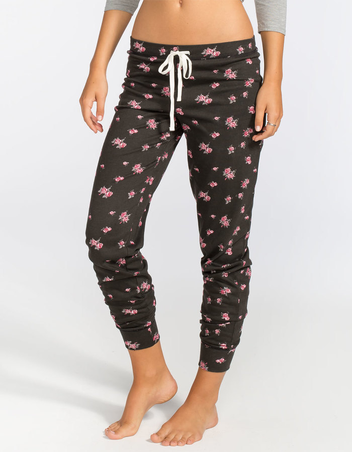 floral jogger pants