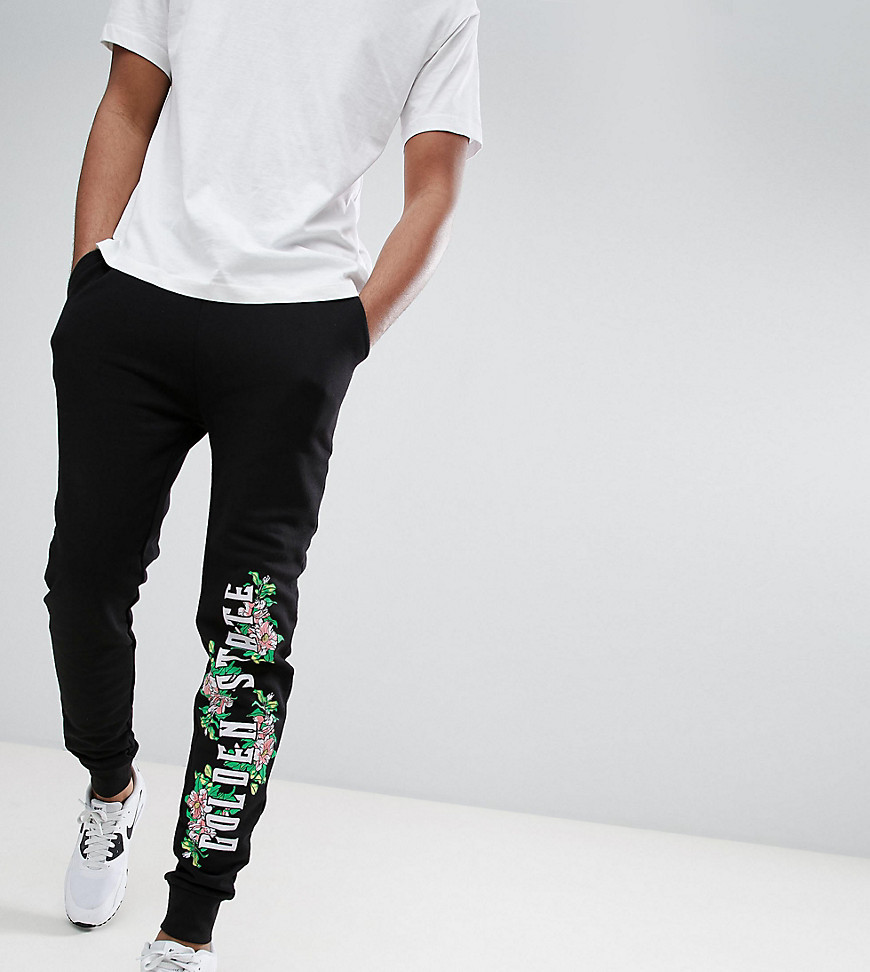 Daddy koste Skeptisk ASOS DESIGN Tall Skinny Joggers With Floral Print, $19 | Asos | Lookastic