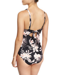 Seafolly Pacifico Sweetheart Floral Print Maillot One Piece Swimsuit