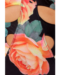 Insight Tin Rose Strapless One Piece Swimsuit