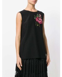 Dolce & Gabbana Rose Motif T Shirt