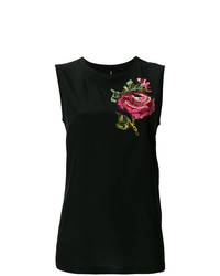 Dolce & Gabbana Rose Motif T Shirt