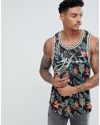 Good For Nothing Vest In Floral Print