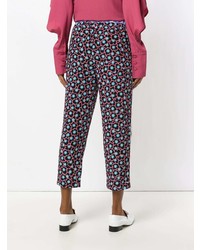Marni Cropped Floral Print Trousers