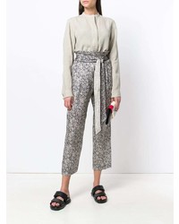 Masscob Floral Brocade Trousers