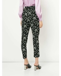 Co Floral Print Tapered Trousers
