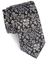 Bugatchi Floral Silk Tie