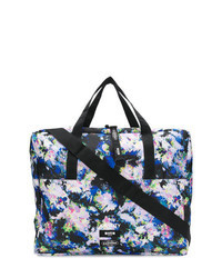 Black Floral Tote Bag