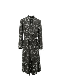 Ann Demeulemeester Floral Trench Coat