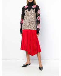 Vivetta Flower And Leopard Knit Sweater