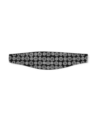 Black Floral Waist Belt