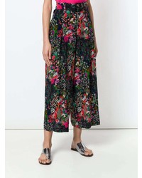 Etro Cropped Floral Print Trousers