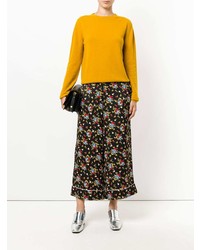 Vivetta Floral Print Flared Trousers