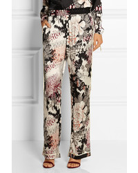 DAY Birger et Mikkelsen Night Flower Printed Satin Wide Leg Pants