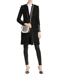 Karl Lagerfeld Virgin Wool Coat With Zippers