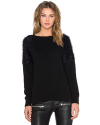 Anine Bing Fluffy Shoulder Sweater