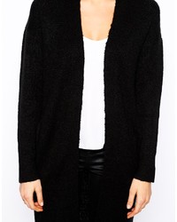 Asos Collection Fluffy Cardigan In Longline Length