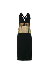Versace Collection Beaded Fringes Dress