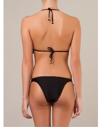 Amir Slama Fringed Halterneck Bikini Set
