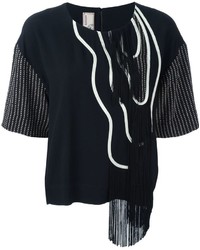 Antonio Marras Fringed Patterned Top