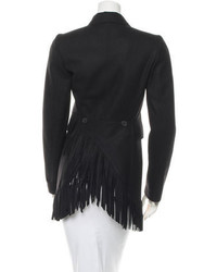 Alaia Alaa Fringe Coat